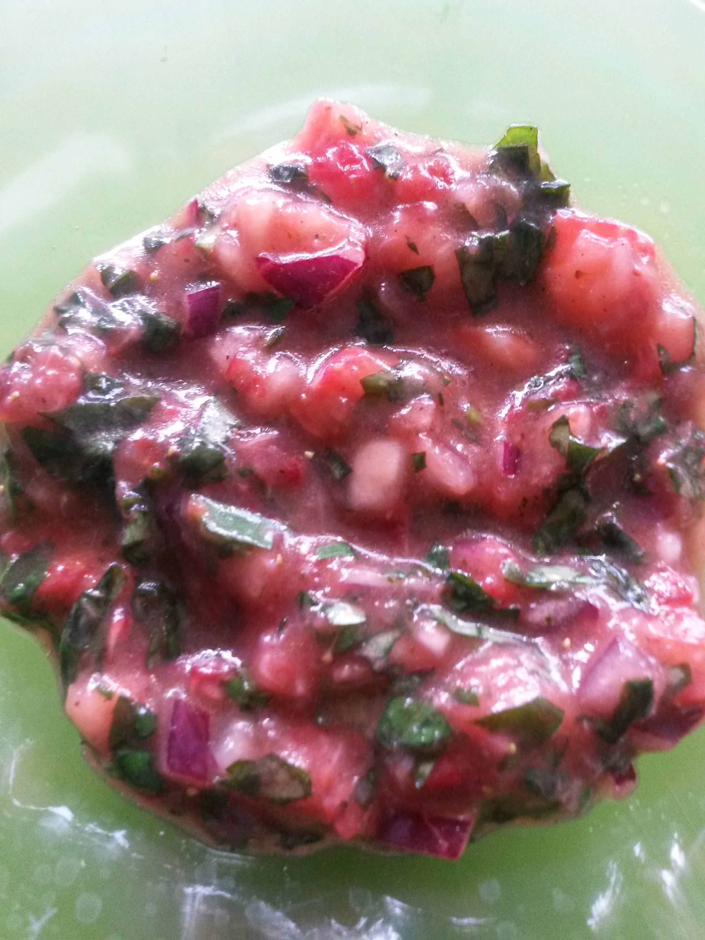 Spargel mit Erdbeer-Salsa - Dein LCHF